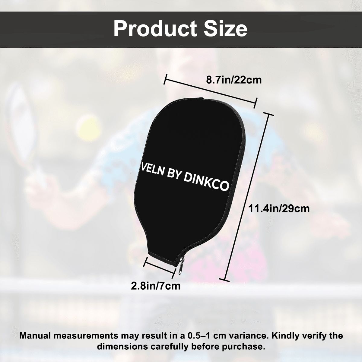 Veln by DinkCo Premium Paddle Cover